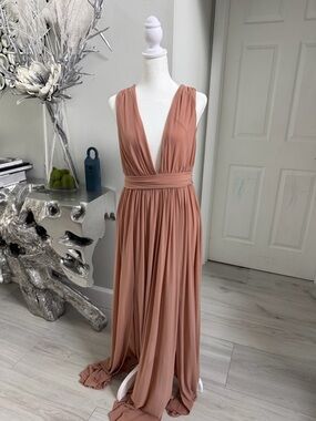slim fit dress slacks Myra Formal High Slit Dress main image 0